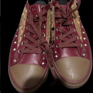 RESERVED FOR @jmr252 COACH Jacquard Stud Low Top sneakers